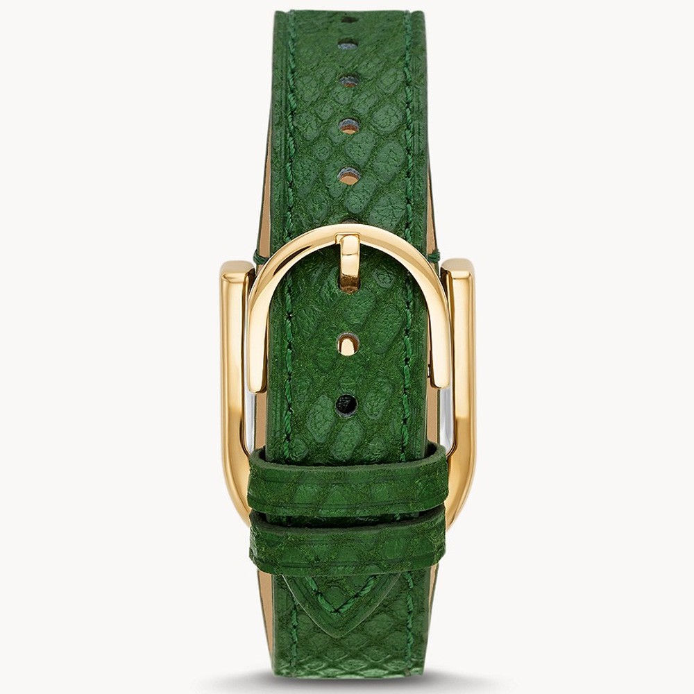 Buy Fossil ES5267 Harwell Three Hand Green Eco Leather Watch Online