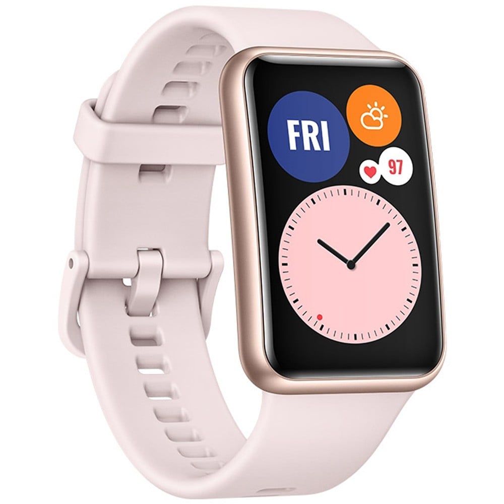 Buy Huawei Watch Fit 46 mm Sakura Pink Pink 4GB Online Qatar, Doha ...