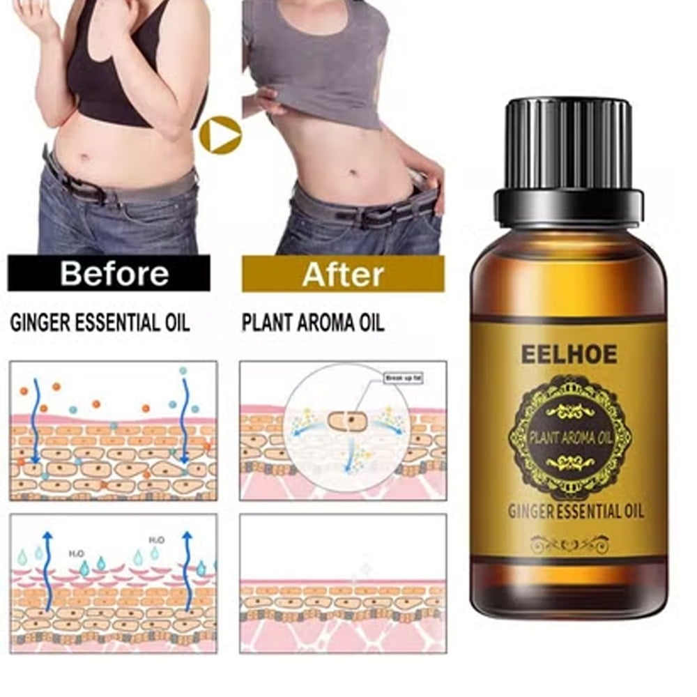 Buy Belly Drainage Slimming Tummy Ginger Oil and Aroma Oil For Relaxing ...