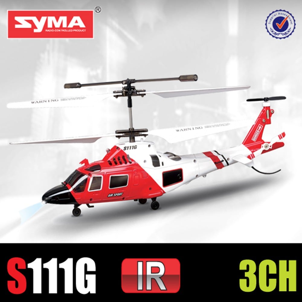 Syma s111g 3.5 channel cheap rc helicopter with gyro