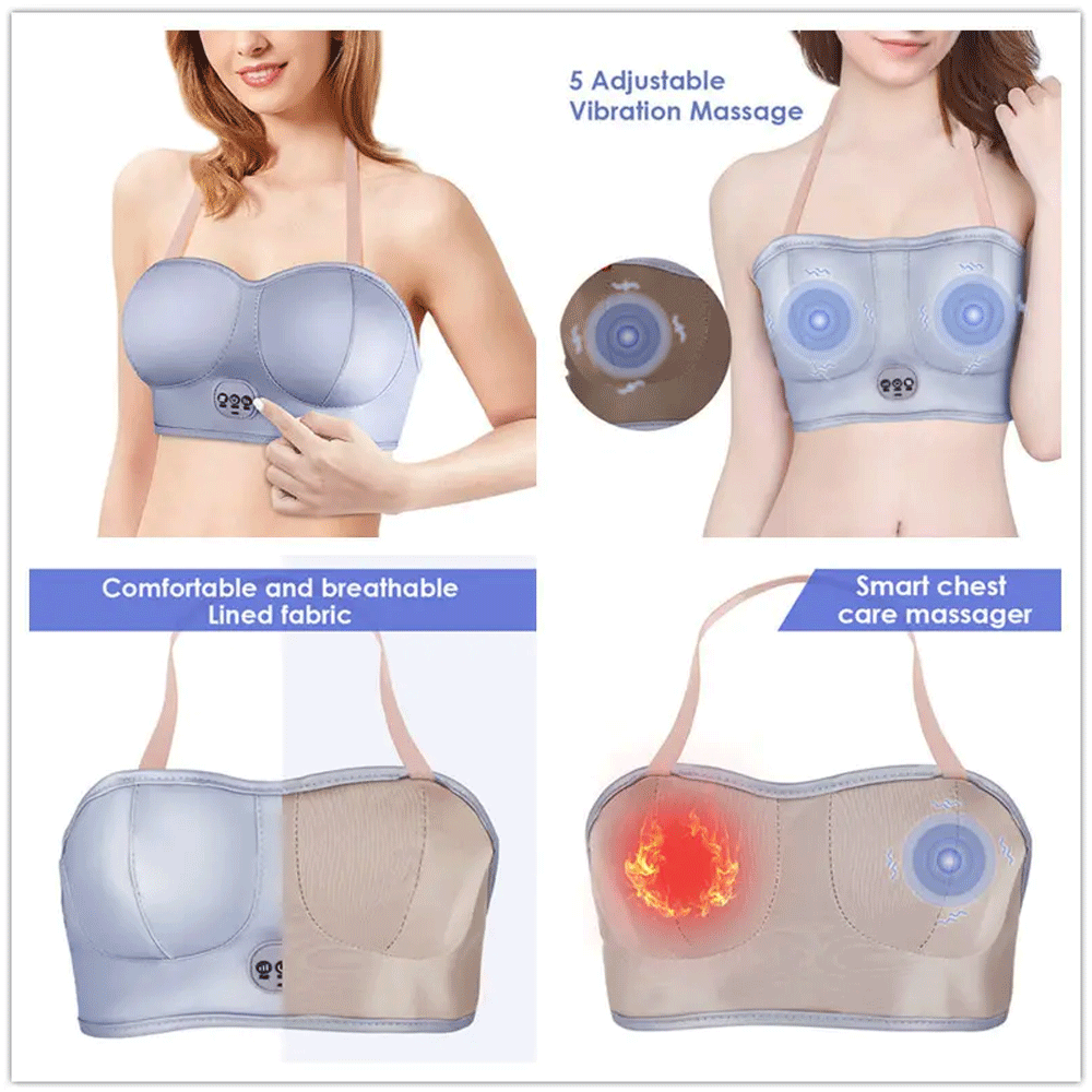 Generic Electric Breast Massage Bra With Hot Compress Function