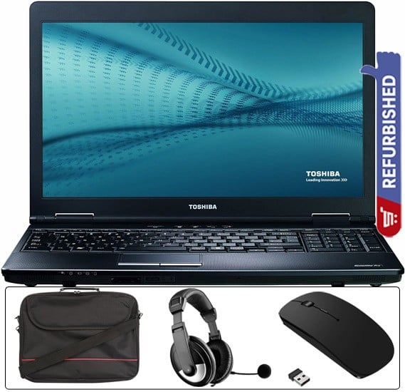 Buy 4 in 1 Laptop Bundle Toshiba Satellite B551/E Laptop 320 GB