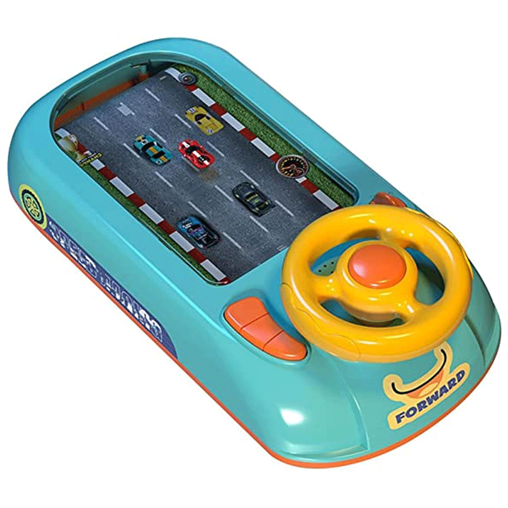 Simulation-Driving-Steering-Wheel-Toys-Kids-Car-Racing-Game-Machine in -  Qatar