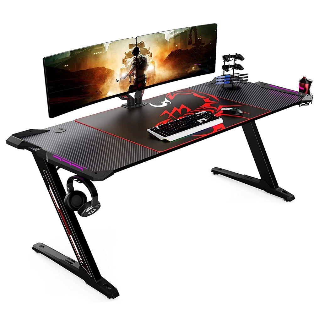 Eureka ergonomic z60 gaming deals desk with rgb