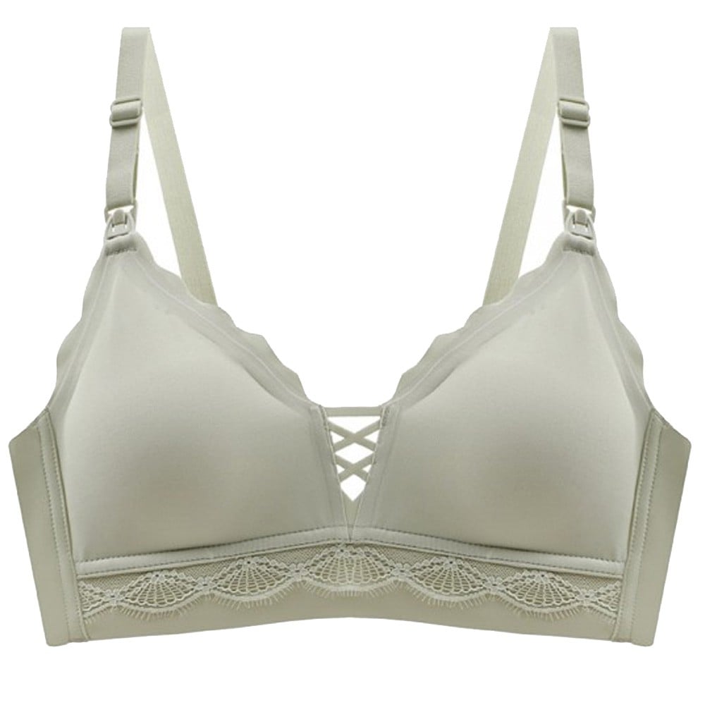 WENJUN Maternity Nursing Bra for Pregnancy and Breastfeeding, Low- Impact  Sports Sleep Bras with Support for Women (Color : D, Size : X-Large) :  : Clothing, Shoes & Accessories