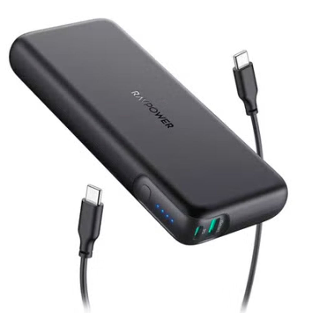 Buy RavPower 20000mAh Dual Port Pioneer MFi Power Bank Black Online ...