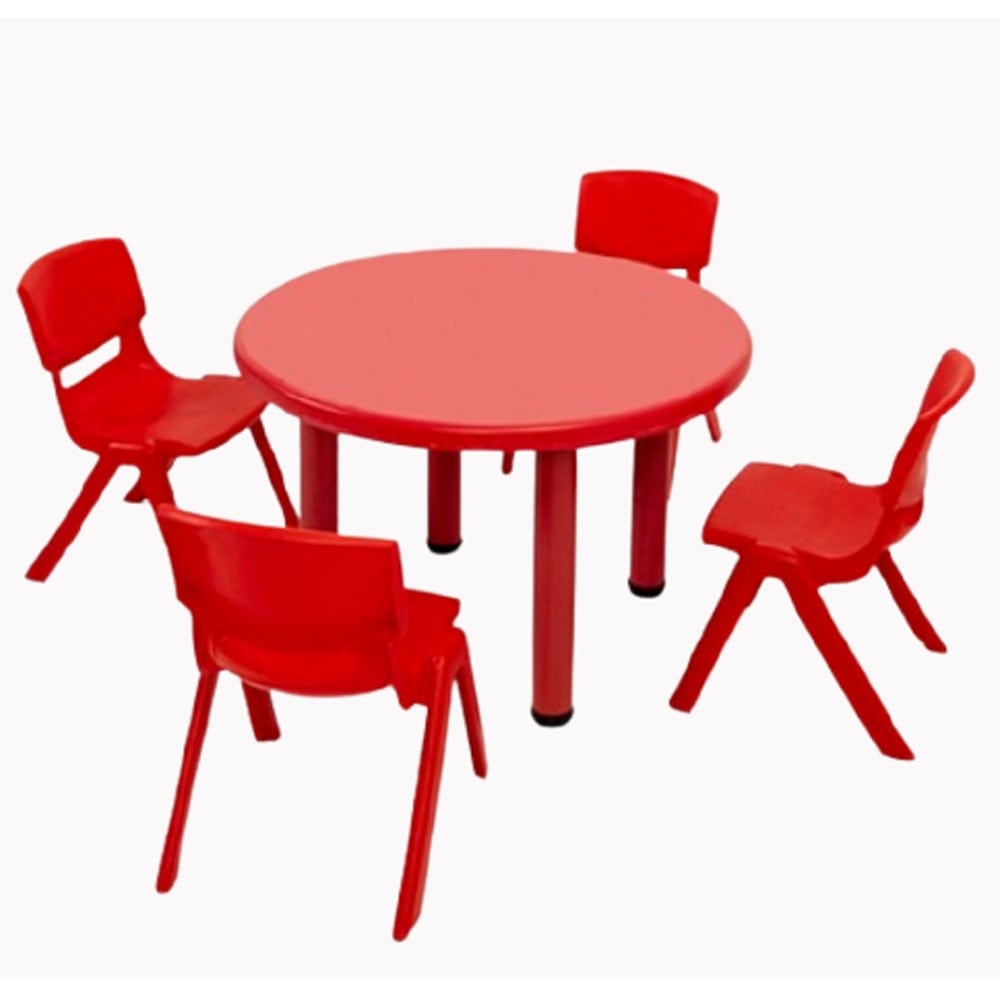 Round table and hot sale chairs for kids