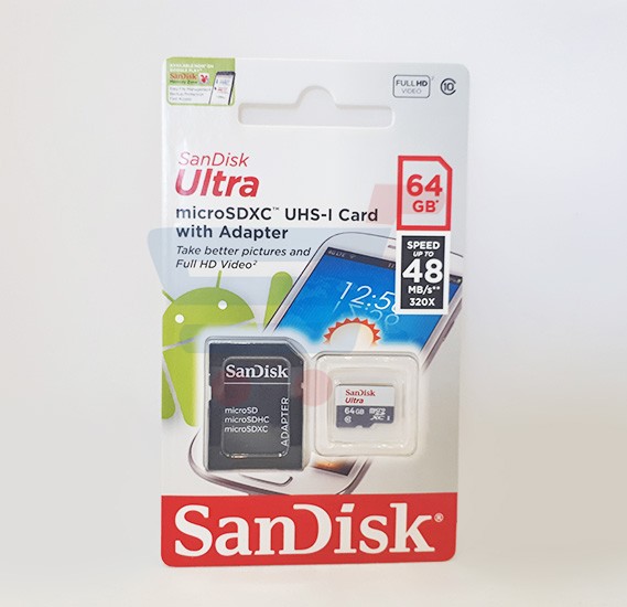 Buy Sandisk Ultra Micro Sd Card With Adapter Online Qatar Doha Ourshopee Com Oc1763