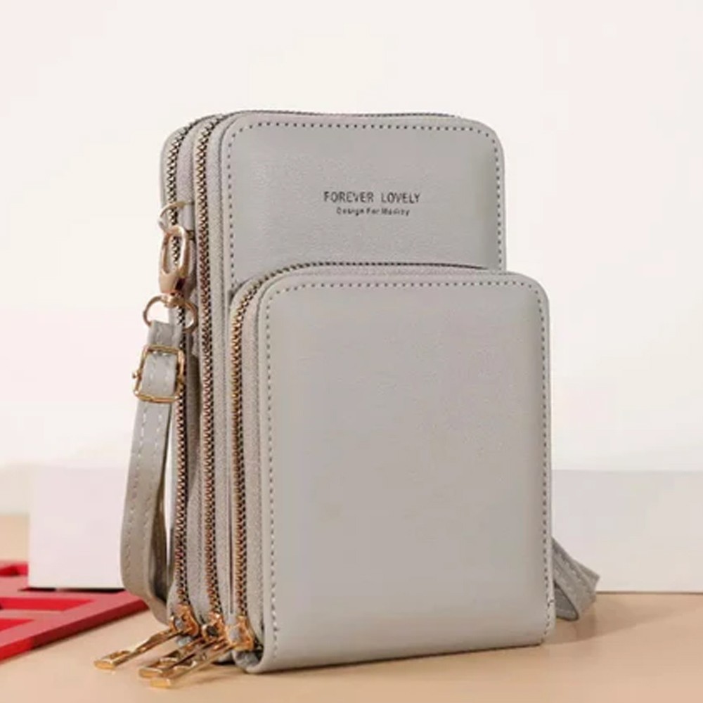 3pcs Medium Square Bag Solid Color Small Crossbody Bags For Women  Multipurpose Golden Zippy Handbags With Coin Purse Including 3 Size Bag ,  Women Bag