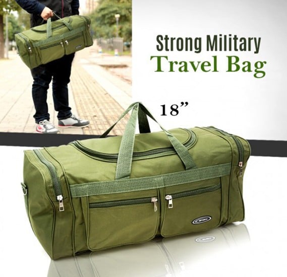 military travel luggage