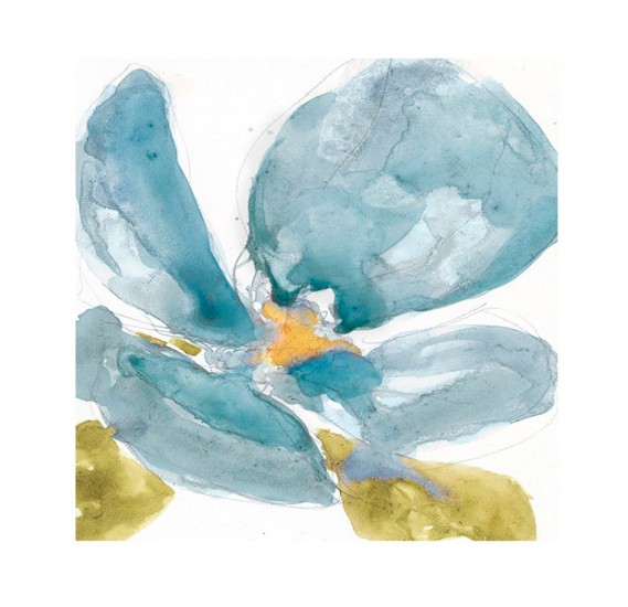 Buy Ora Flower Splash II Poster Blue/Green Online | oman.ourshopee.com ...