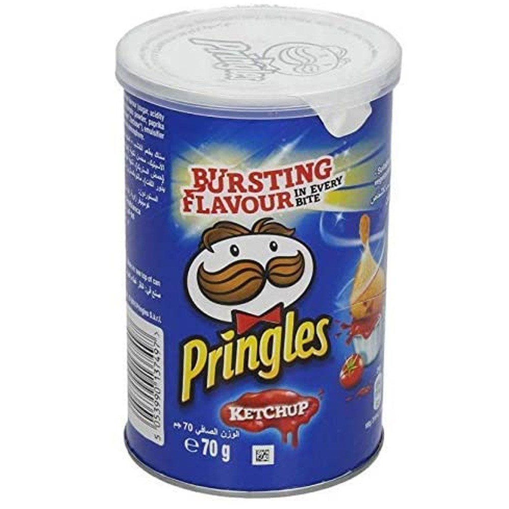 Buy Pringles Ketchup Flavored Chips 70 grams Can Online Dubai, UAE ...