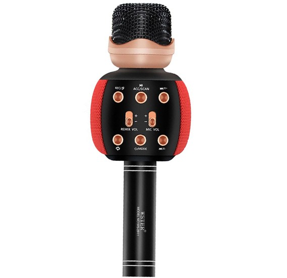 Wster Wireless Bluetooth Karaoke Microphone WS2911 in QTR