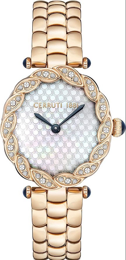 Buy Cerruti CIWLG2007901 Oval Analog Wrist Watch Rose Gold Online