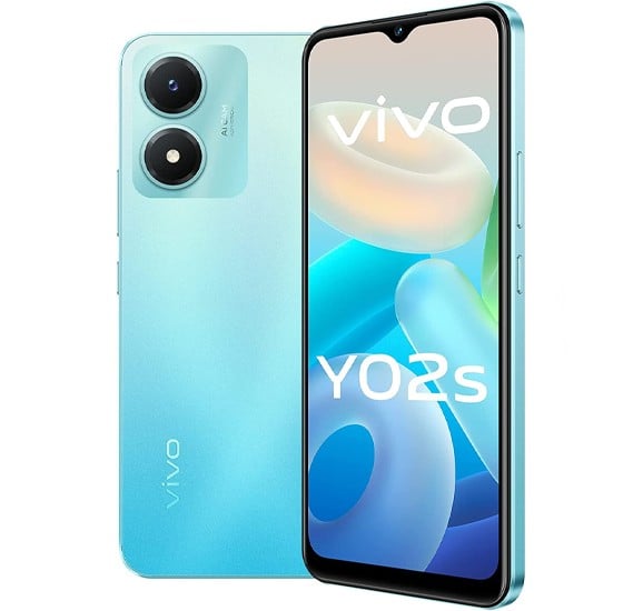 Buy Vivo Y02S Dual SIM Vibrant Blue 3GB RAM 32GB 4G LTE Blue 32GB ...