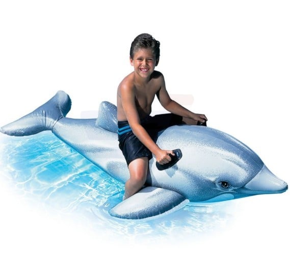 intex dolphin ride on