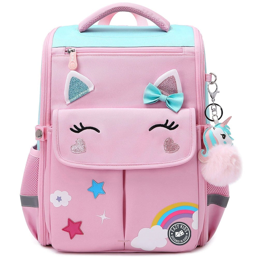 Buy Eazy Kids EZ_SB20_PI 3D Unicorn School Bag Online Qatar, Doha ...