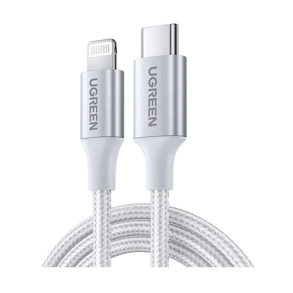 Buy Ugreen Us304 70525 Usb C To Lightning Mfi Cable Alu Case With Nylon Braided 3a Pd Fast 3266