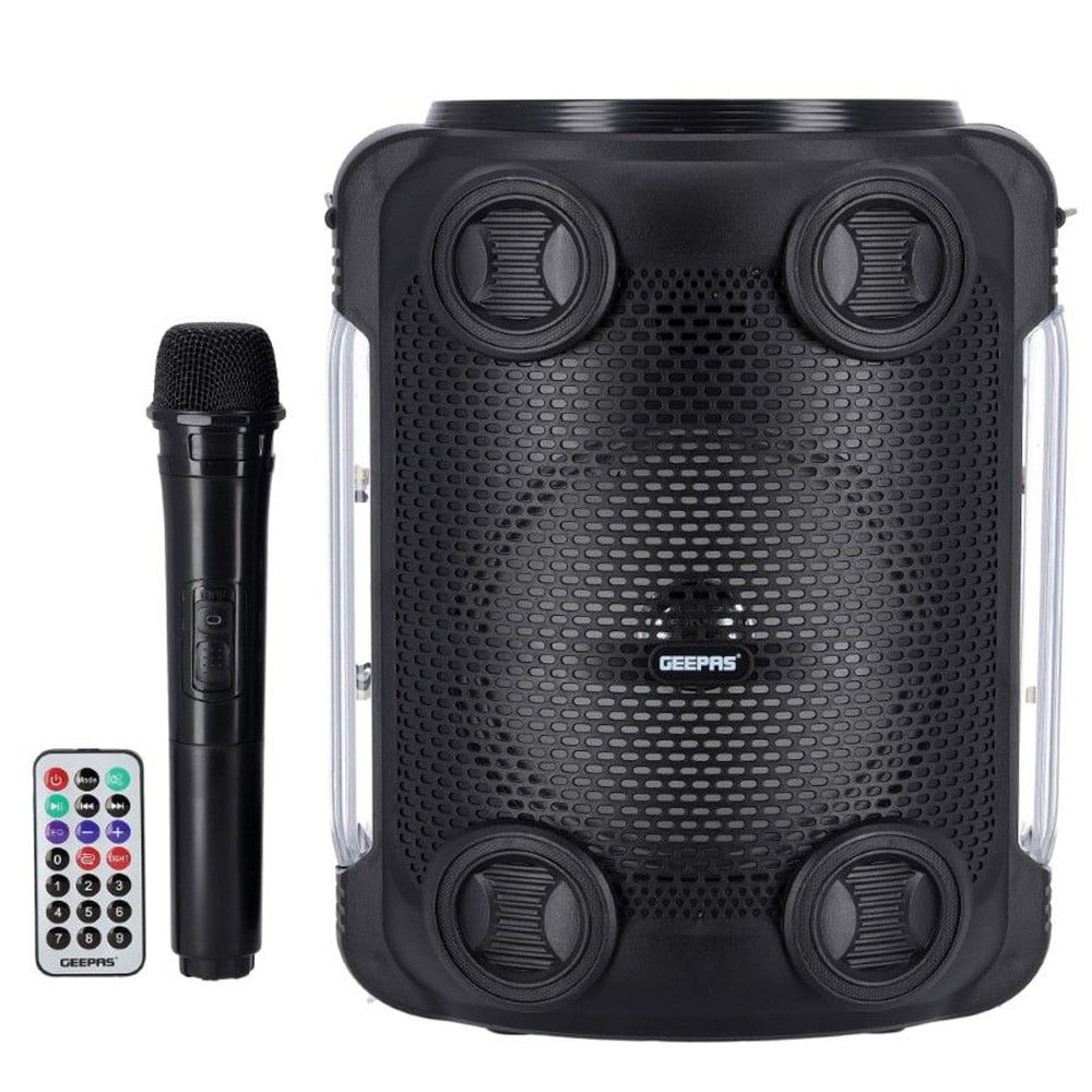 Buy Geepas GMS11165 Cordless Portable Speaker With Mic with Remote ...