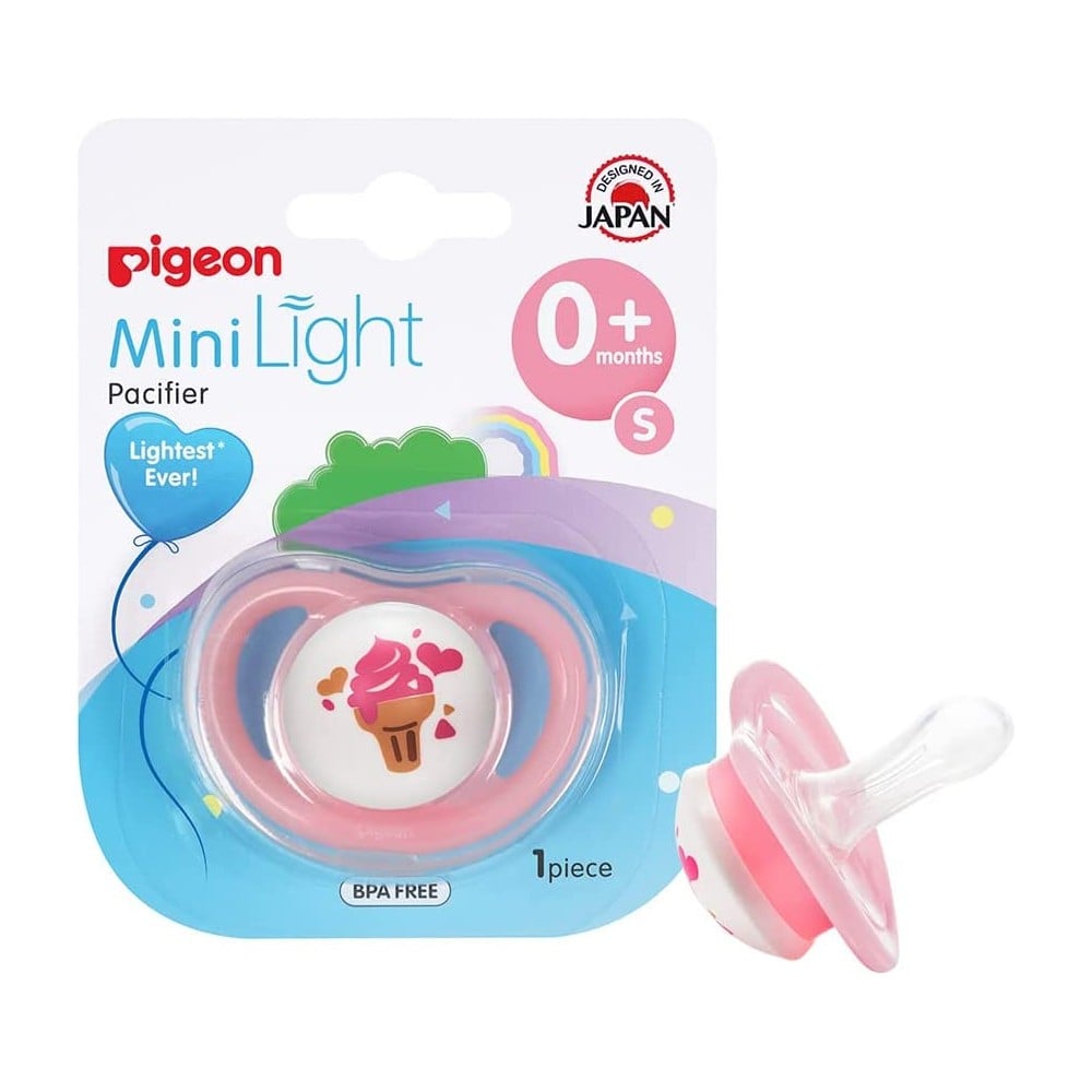 Buy Pigeon Minilight Pacifier S Size Unisex En/Ar Clear Online Dubai ...