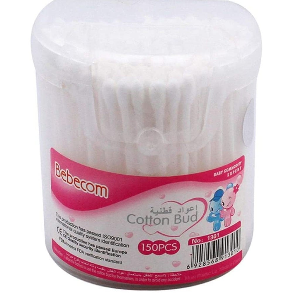 Buy Bebecom Cotton Paper Ear Buds 200Pcs Online | oman.ourshopee.com ...