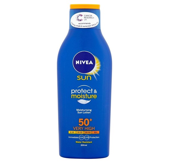 Buy Nivea 85666 Nivea Sun Moisturising Sun Lotion 50+ Very High Bbd0504 