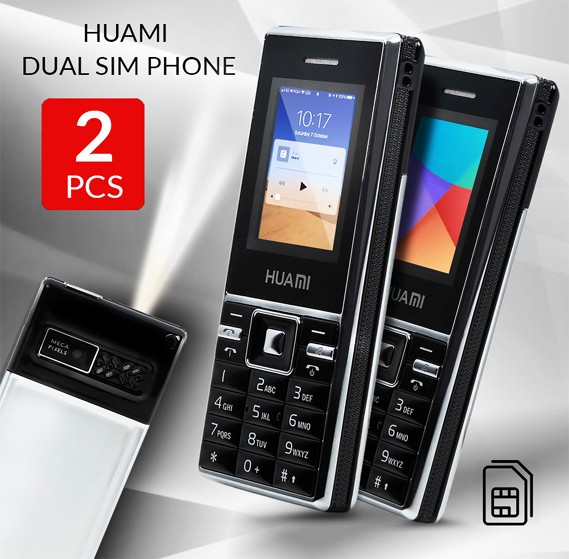Buy Buy 1 Get 1 Free Huami Dual Sim Phone With Mp3 Player Online