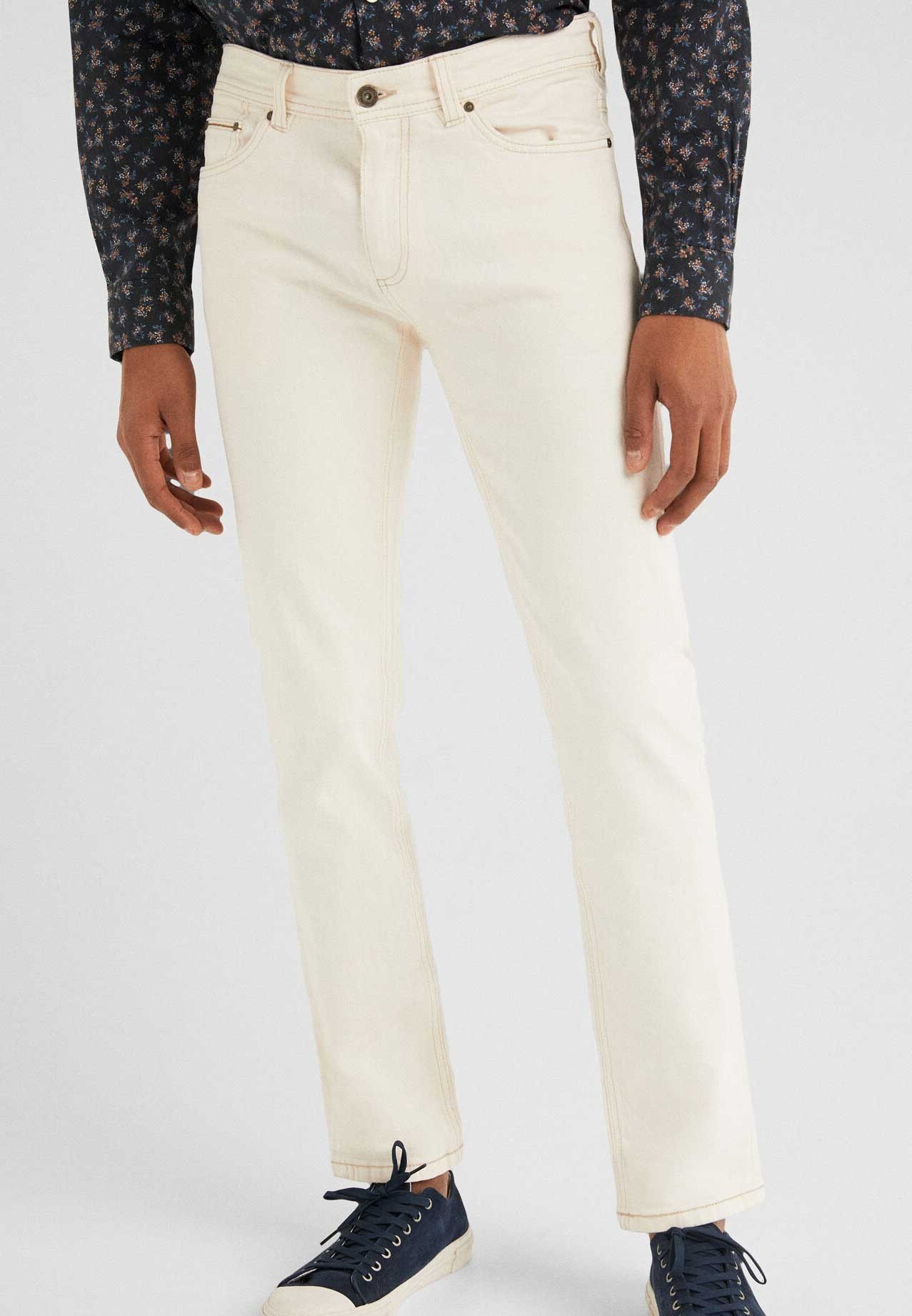 mens ivory jeans