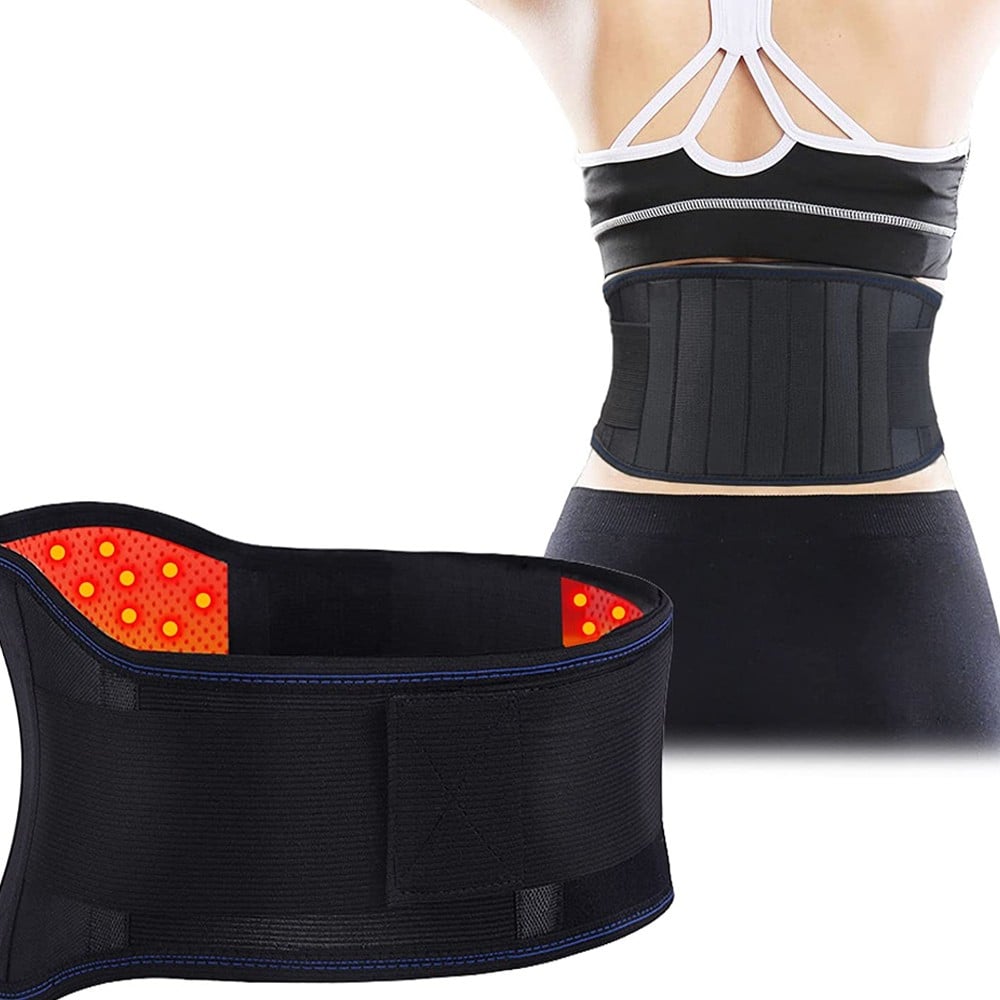 Buy Magnetic Therapy Back Brace Lumbar Support Self Heating Back Belt ...