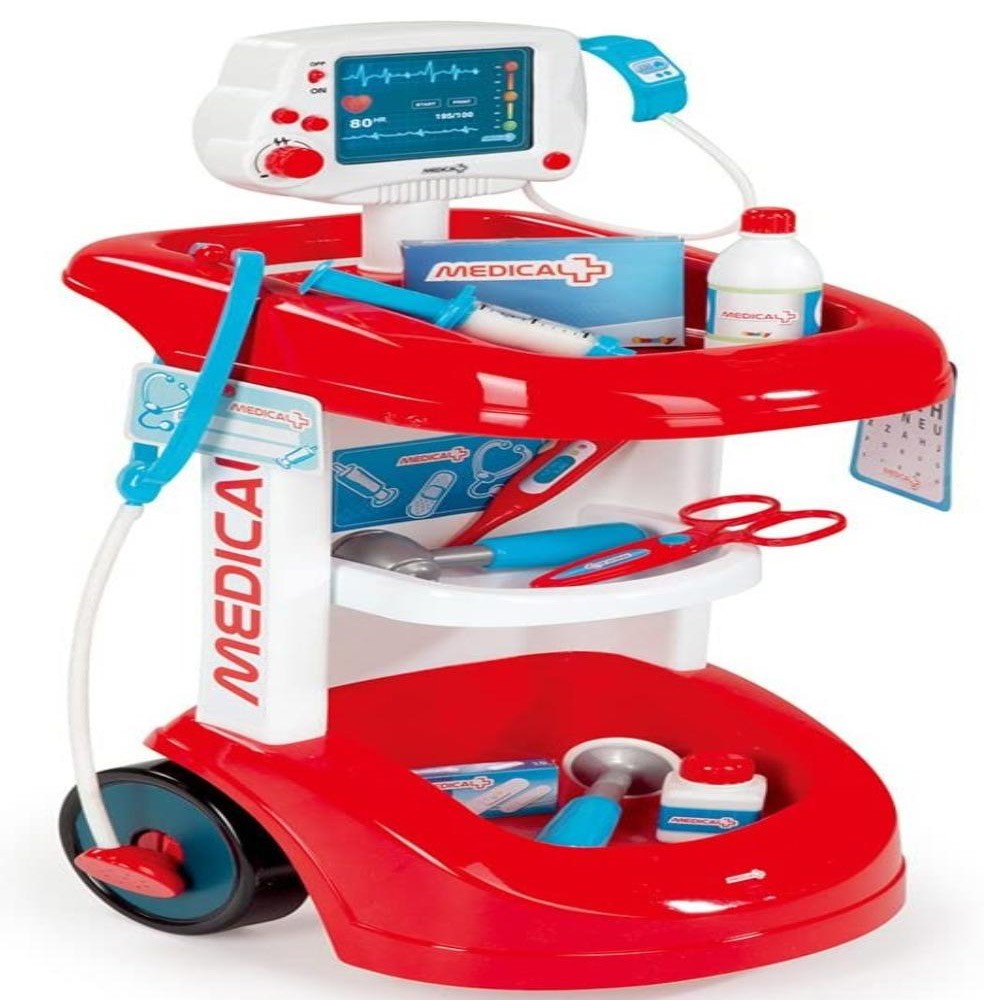 Smoby doctor cheap playset trolley