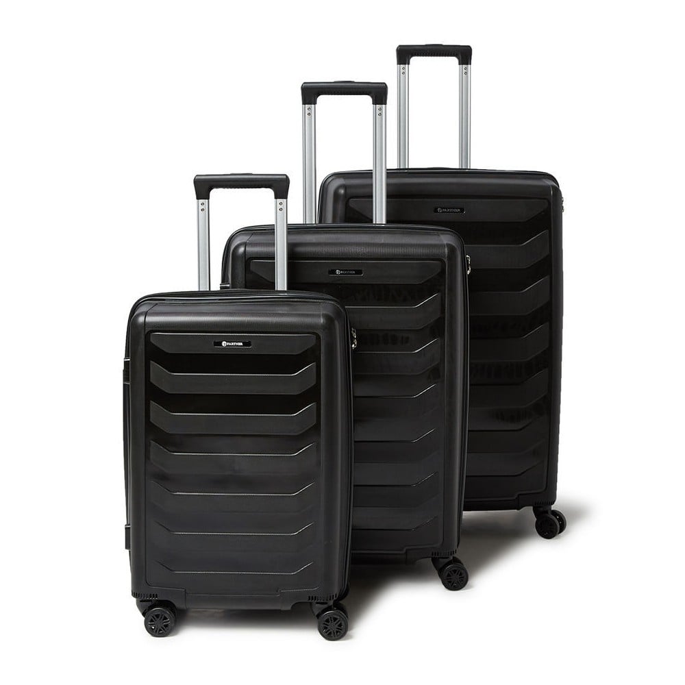 Buy Partner 3 Piece Hardside Luggage Trolley Bag Online Dubai, UAE ...