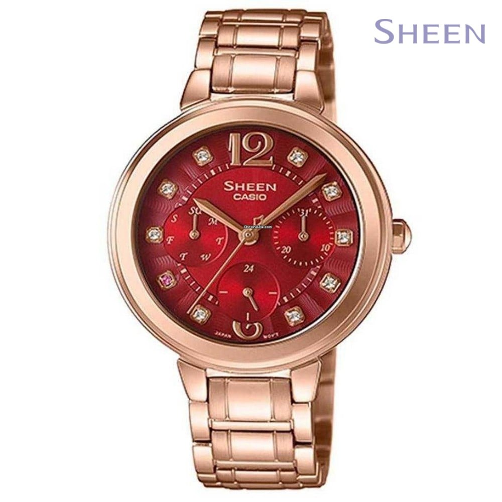 Casio hotsell sheen red