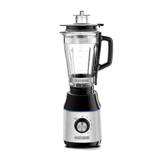 BLACK+DECKER BX650G-B5 Electrical Blender Plastic Smoothie Maker With Glass  Jar 700 Watt 1.75