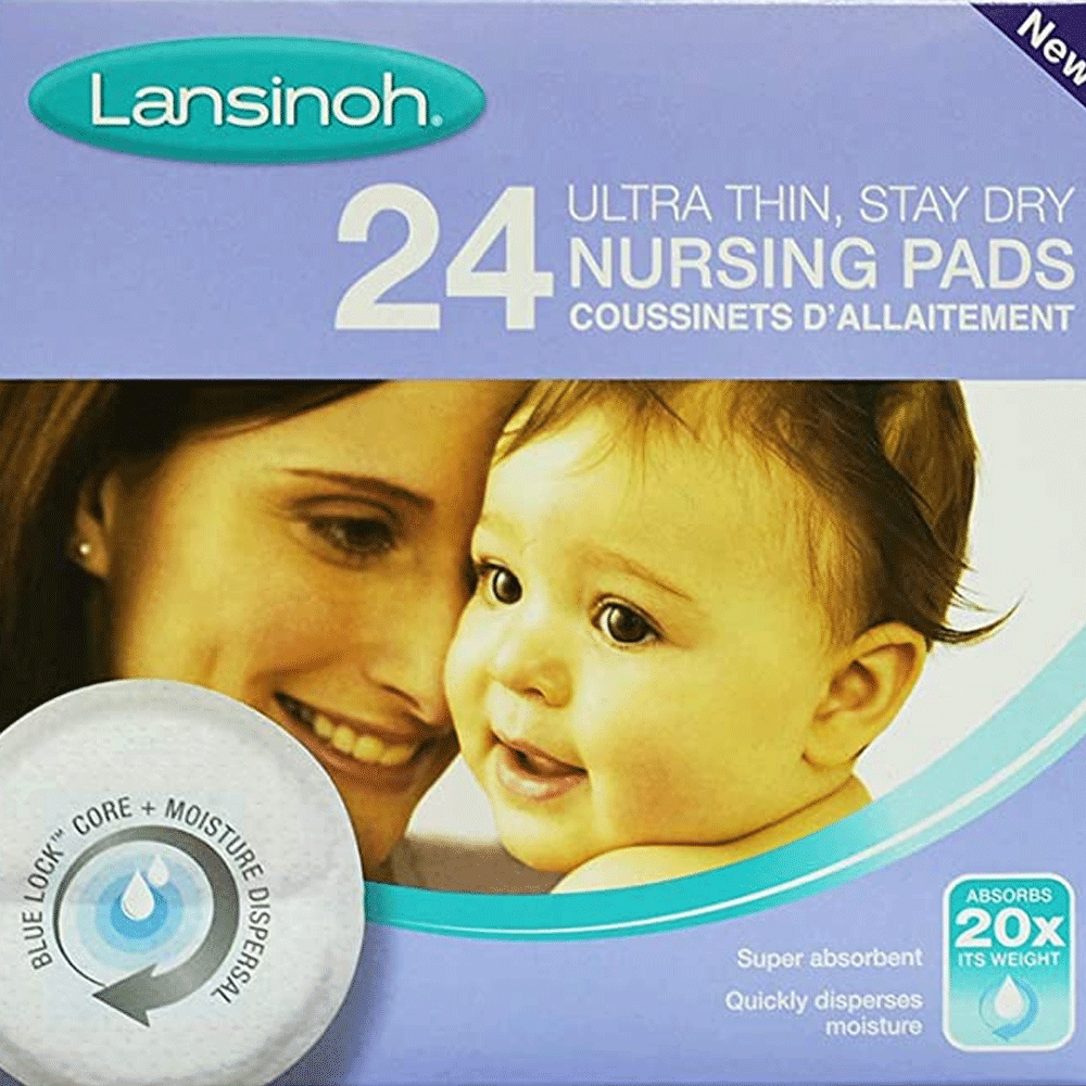 NEW Lansinoh 162 Stay Dry Disposable Nursing Pads & Latch Assist