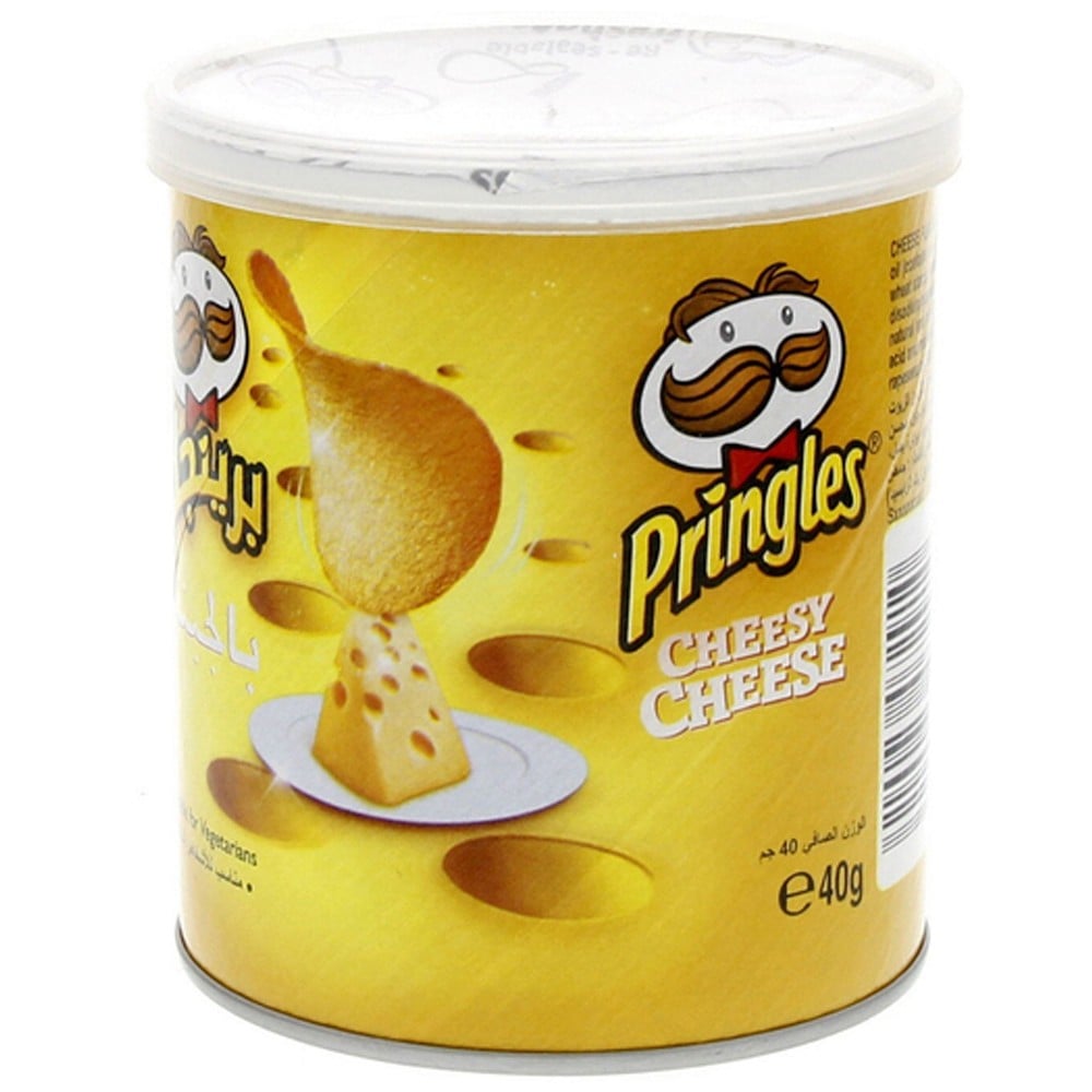 Buy Pringles Cheesy Cheese Flavoured Chips 40g Online Dubai Uae Os7186 1395