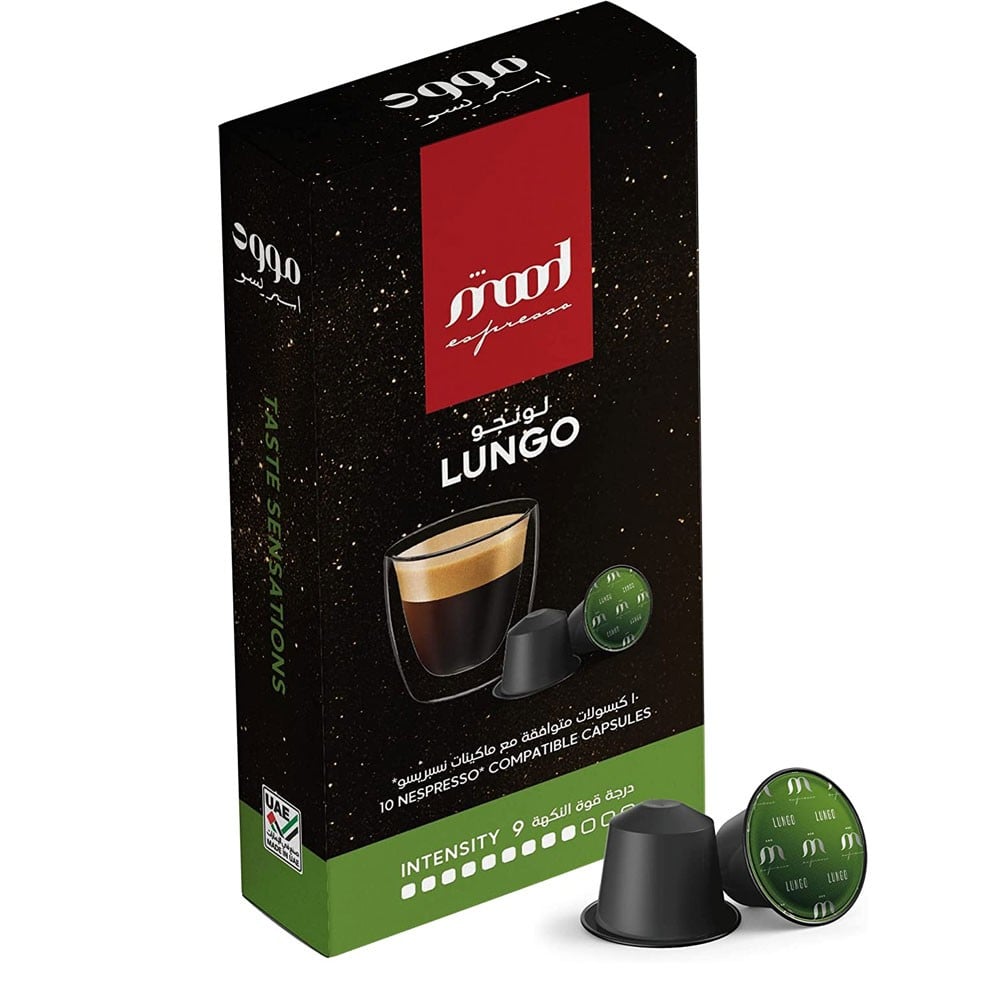 Buy Mood Espresso Nespresso Compatible Plastic Capsules Lungo 10