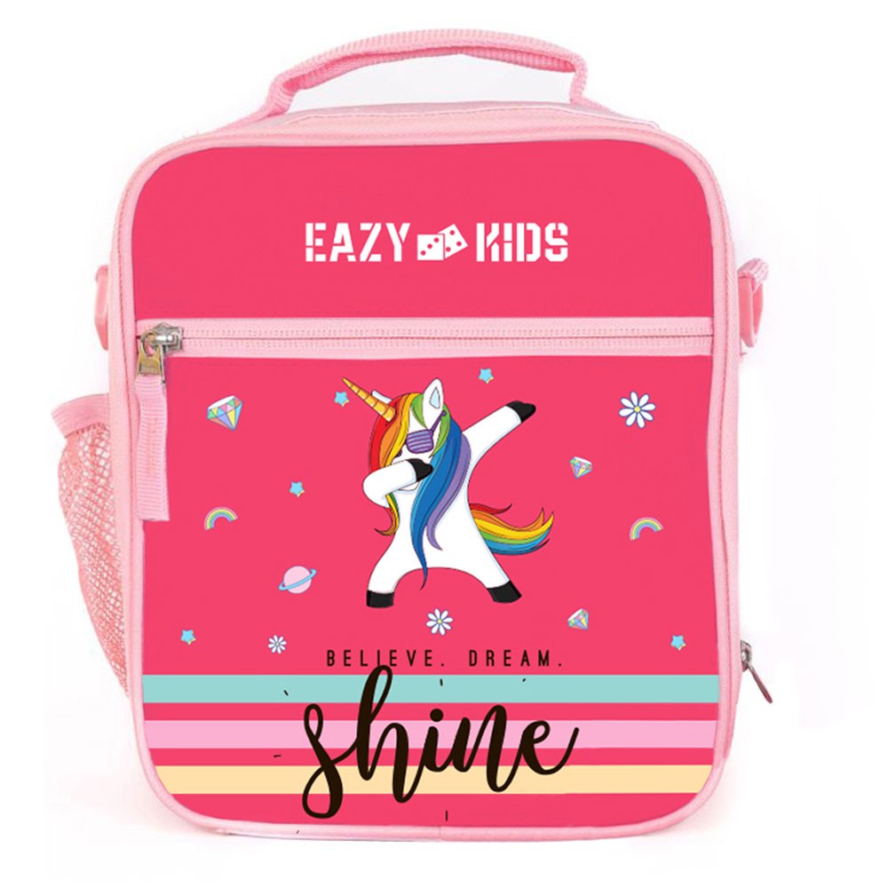 Pink unicorn sales lunch bag