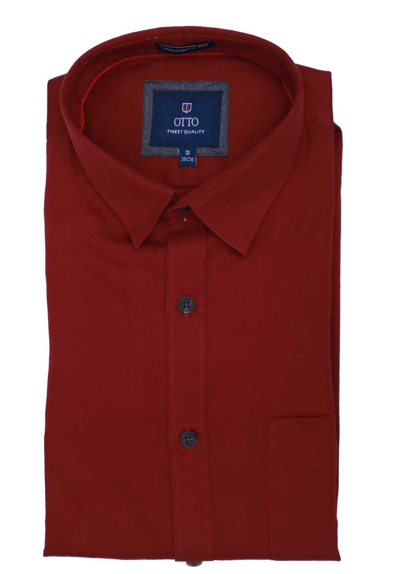Buy Otto Mens Semi Casual Shirt Red Online Dubai, UAE | OurShopee.com ...