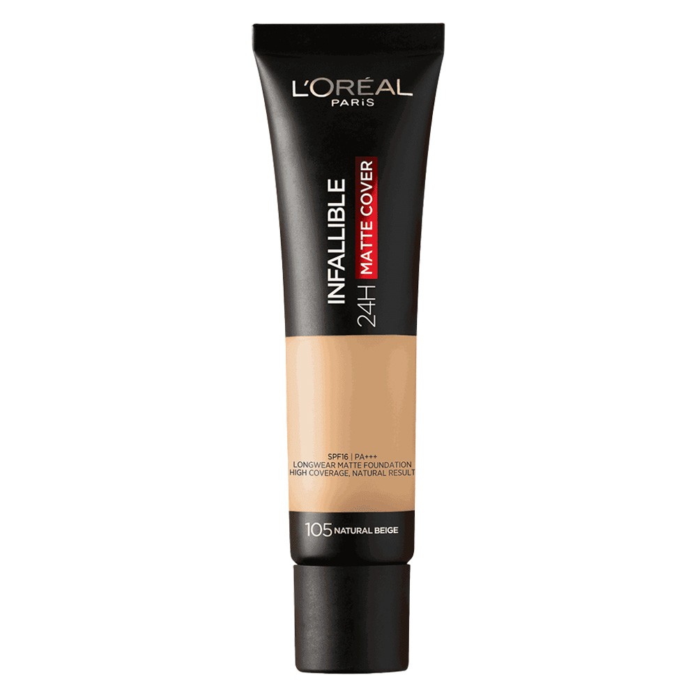 Buy Loreal Paris Infallible 24HR Matte Cover Foundation 105.5 35ml 25 ...