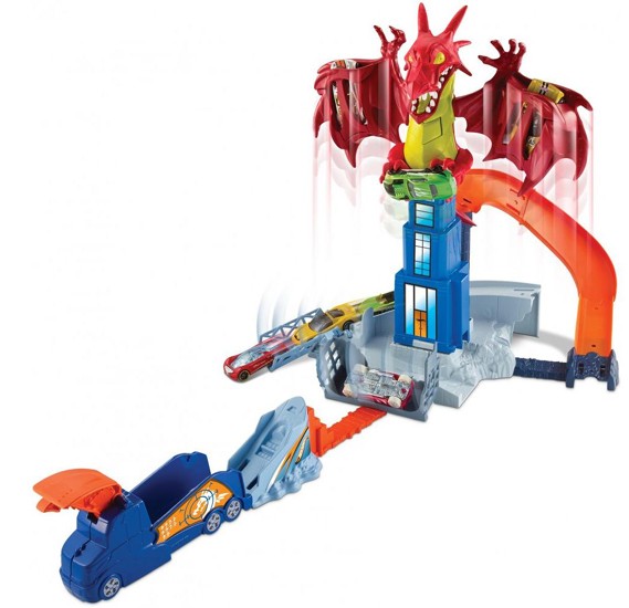 Buy Hot Wheels dragon showdown playset DWL04 Online Qatar, Doha ...