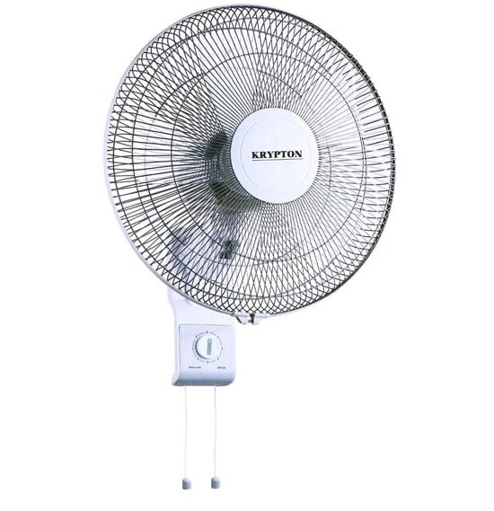 Buy Krypton 16 Inch Wall Fan 3 Speed Oscillation Online Qatar, Doha 