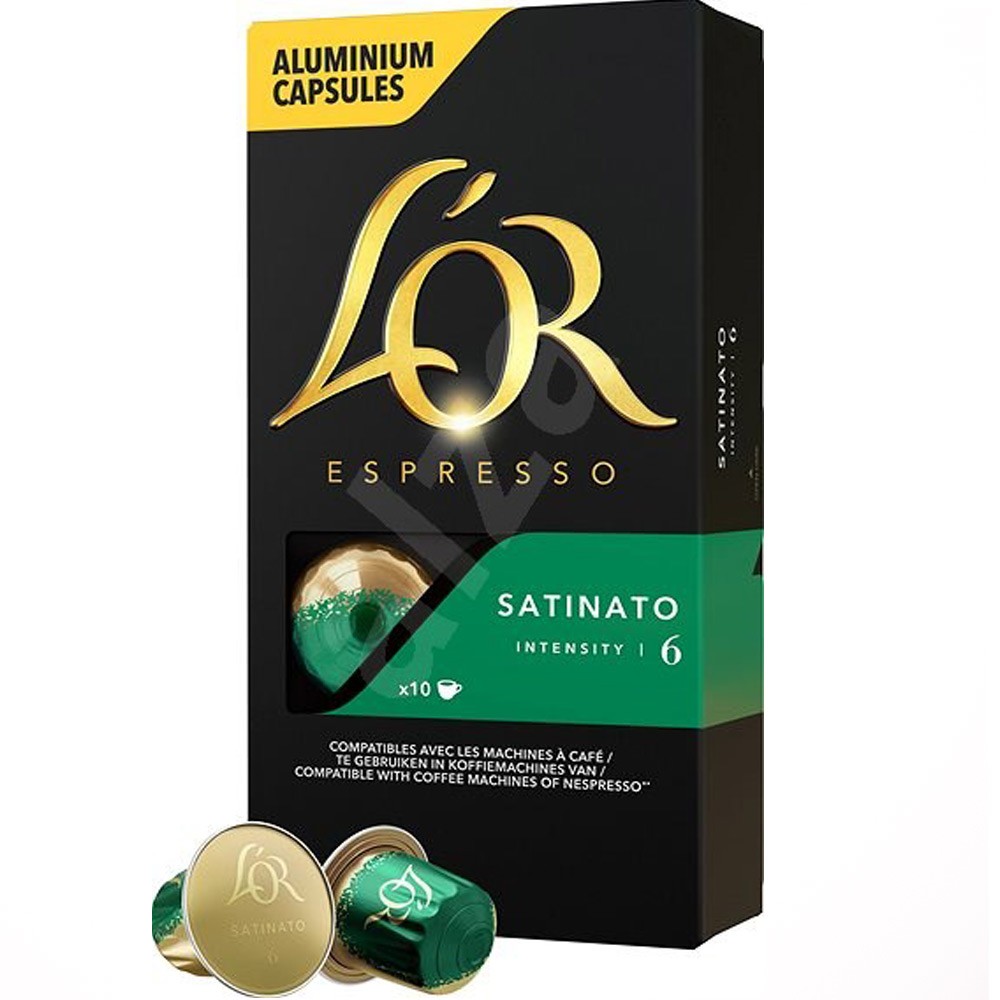 Buy Lor 54023 Espresso Coffee Satinato Intensity 6 Nespresso Compatible Aluminium Coffee Capsules Pack Of 10 Capsules 10 Drinks Online Dubai Uae Ourshopee Com Os7426