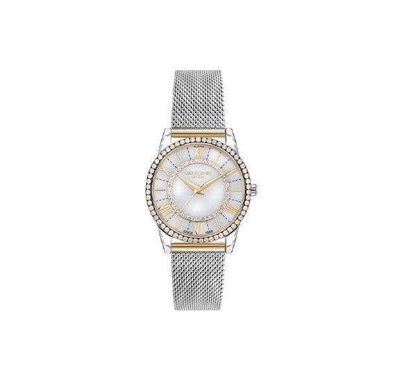 Buy Lee cooper LC07436.220 Womens Analog White Mop Dial Watch Online ...