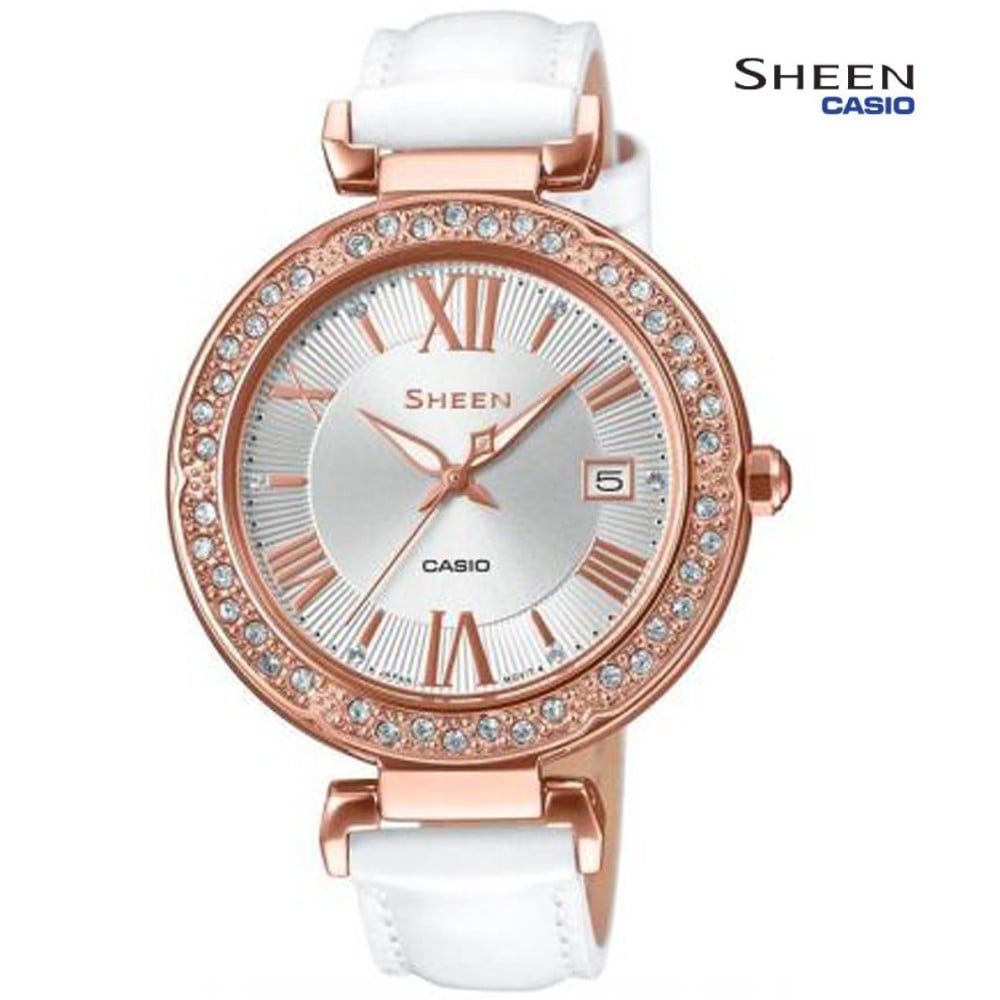 Casio sheen analog digital hotsell ladies watch