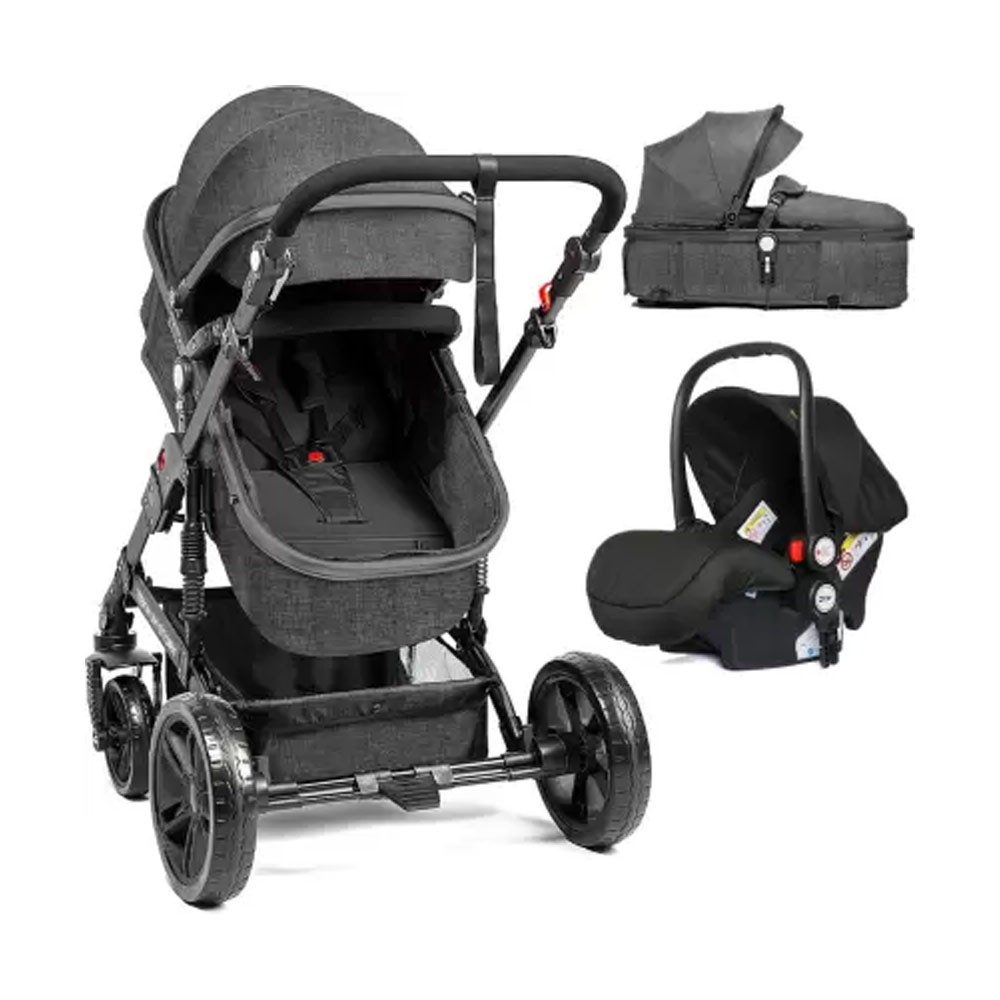 Buy Teknum CM TK 661GYBCS01DGY 4 In 1 Travel System W/t Car Seat Grey ...