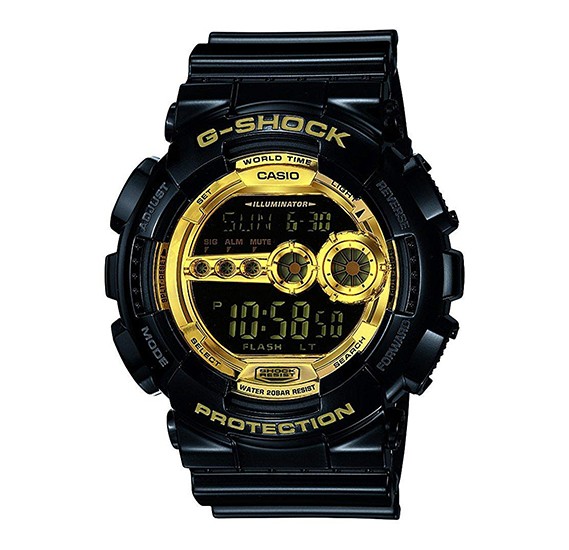 Buy Casio G-Shock Digital Gold Dial Mens Watch - GD-100GB