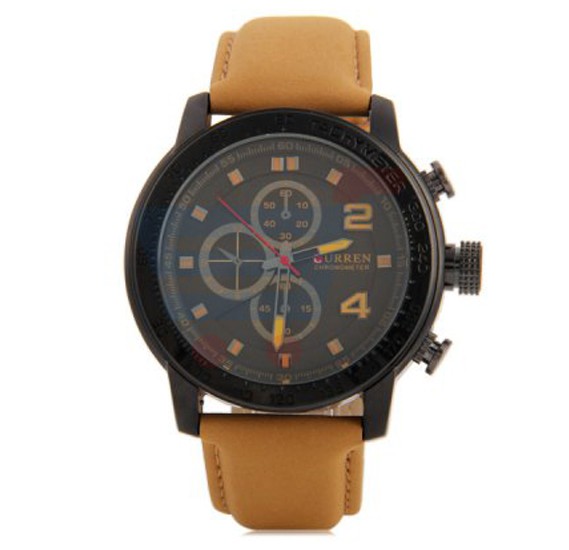 leather strap watches for men online