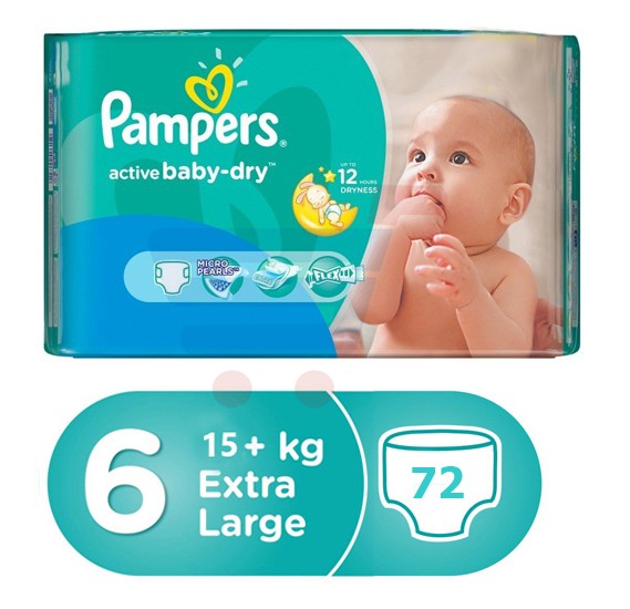 pampers active baby small 72