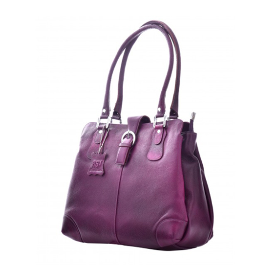 Buy Roberto Ballmore Genuine Leather Ladies Handbag SC41931A Purple ...