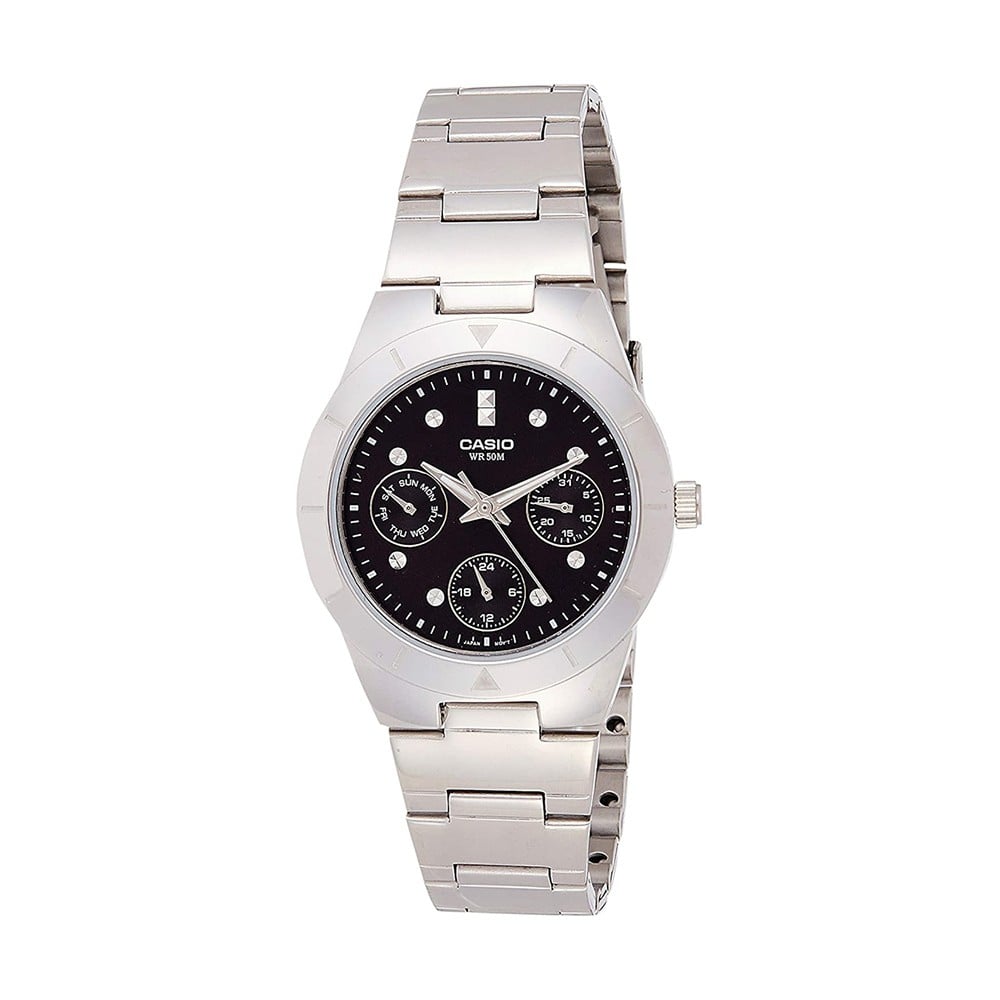 Casio enticer analog store black dial